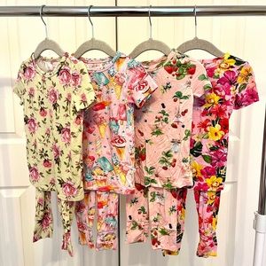 POSH PEANUT Short Sleeve Pajama Set Bundle